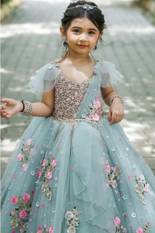 Ethnic Party Wear Frock for Girls