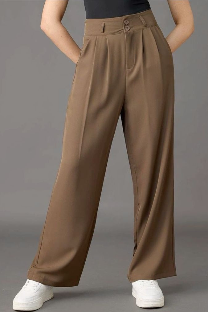 Comfort Fit Ankle Length Trousers