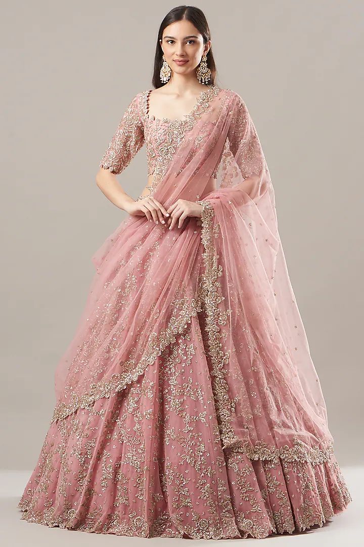 Embroidered Bridal Lehenga Set