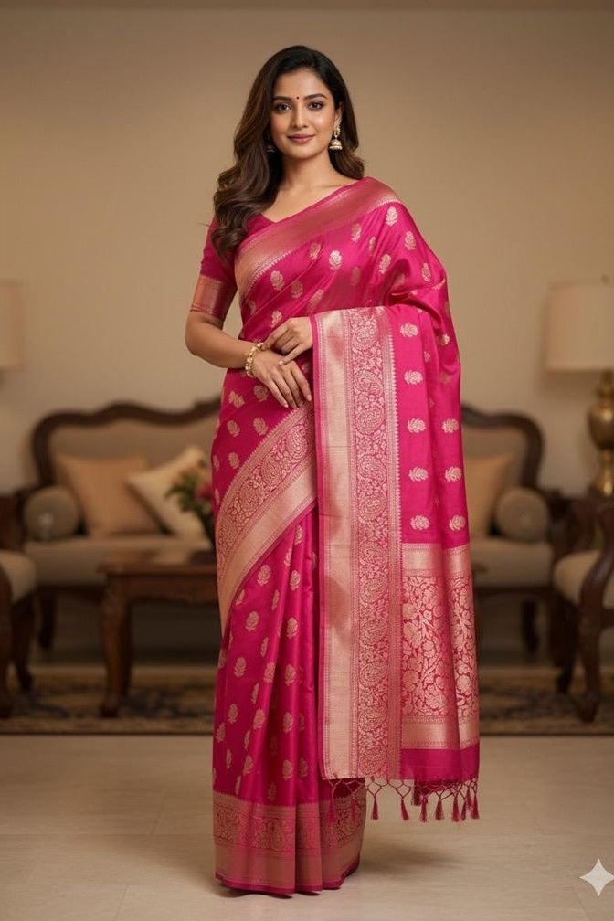 IRA Creations Elegant Soft Silk Saree