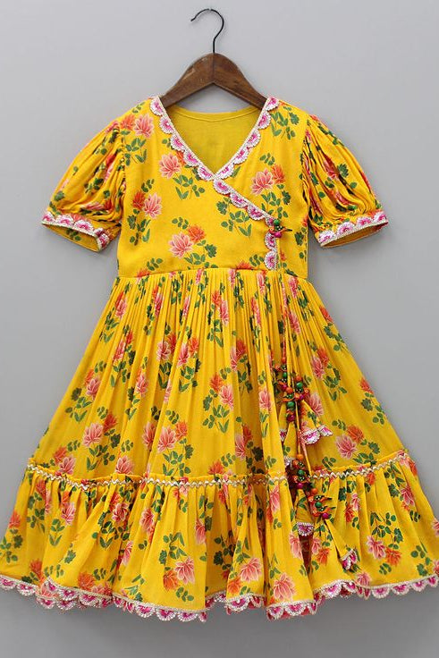 Floral Cotton Frock for Girls
