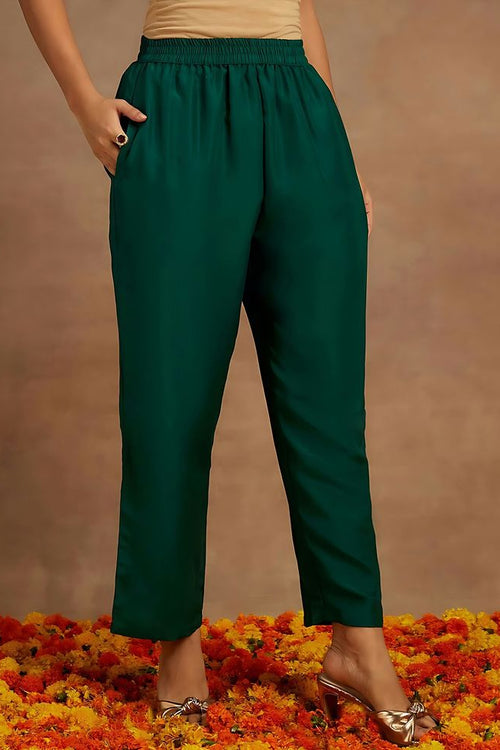 Cotton Straight Fit Trousers