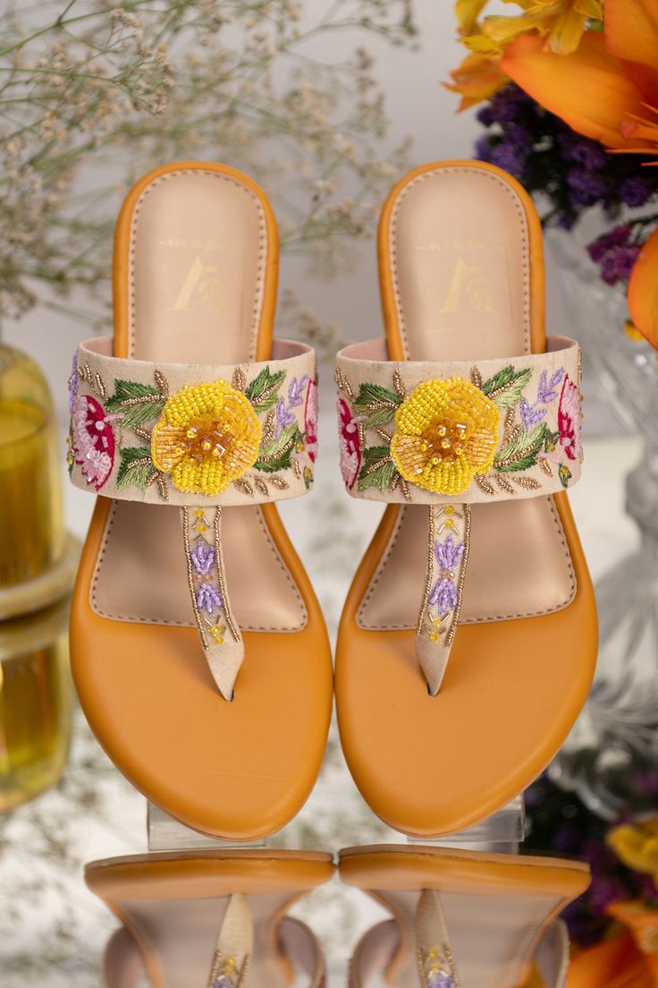 Festive Embroidered Mojris