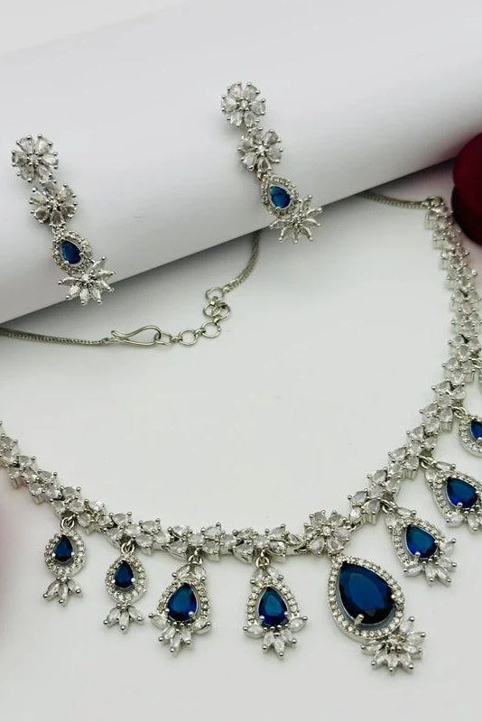 American Diamond Party Wear Necklace