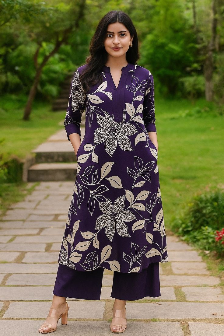 Minimal Ethnic 3PC Cotton Kurti Set