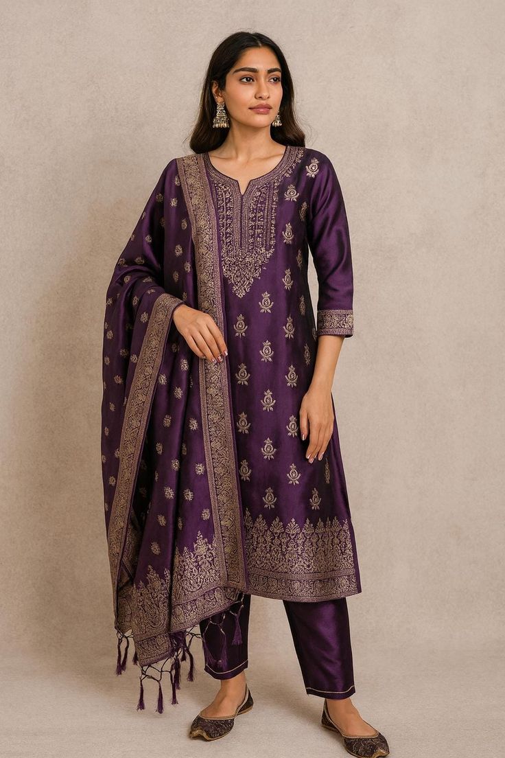 Festive Printed Party Wear Kurti Set