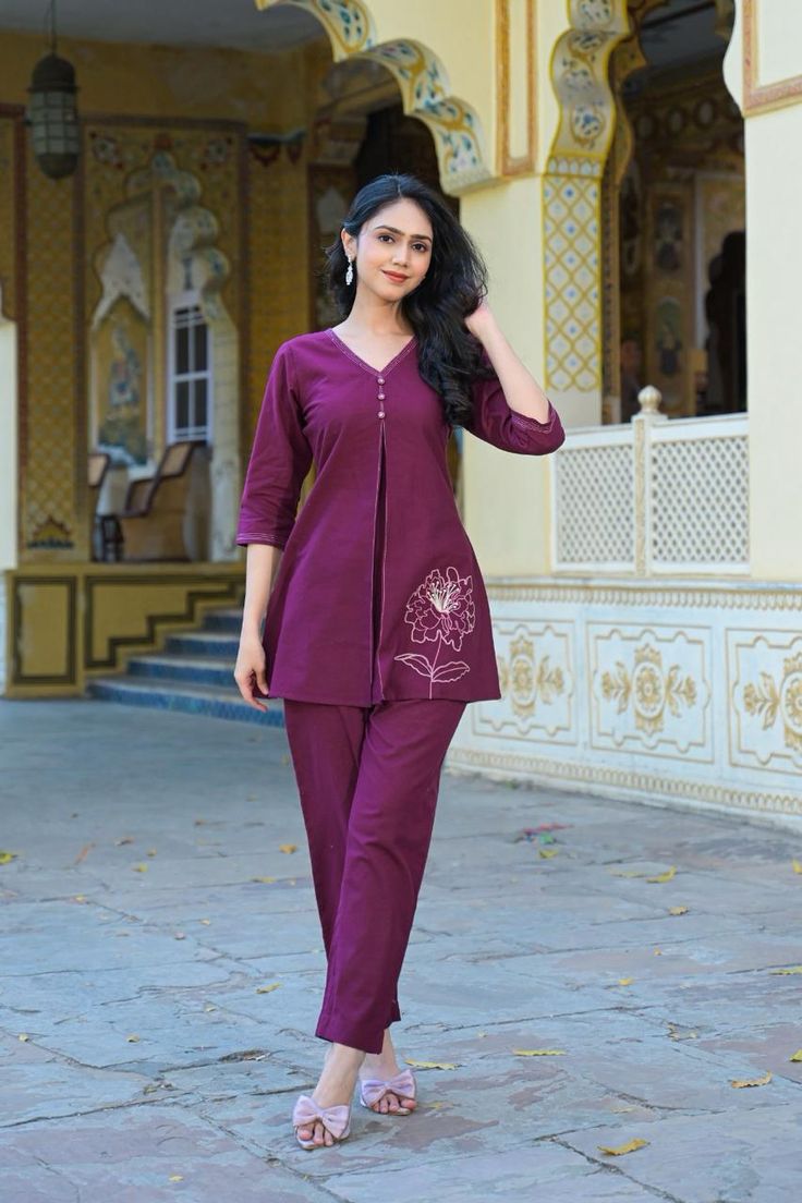 Solid Color Short Coord Set