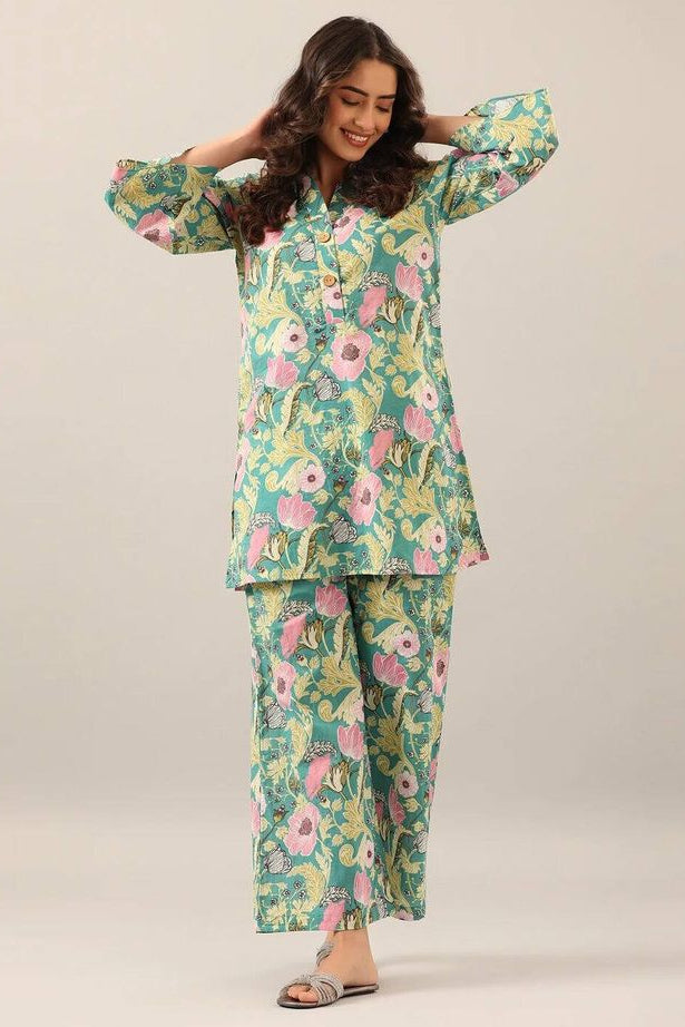 Floral Print Short Coord Set