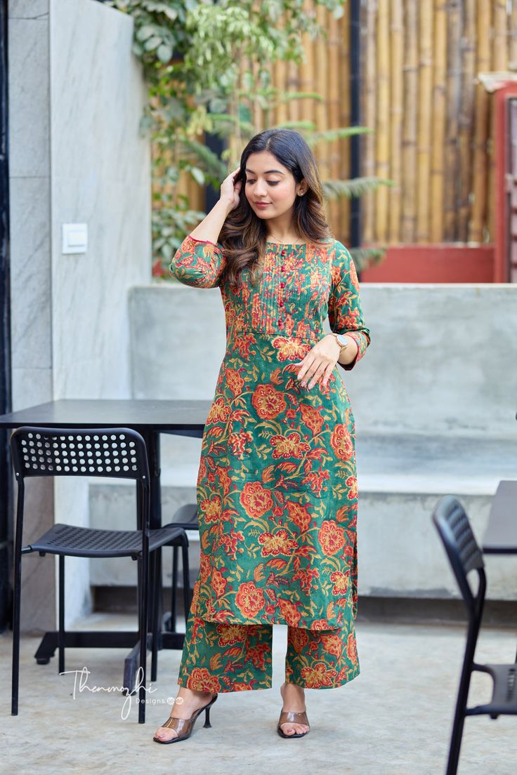 Printed Long Coord Set