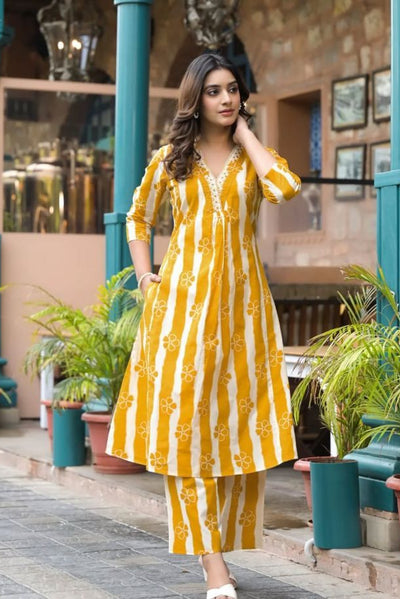 Printed Long Coord Set