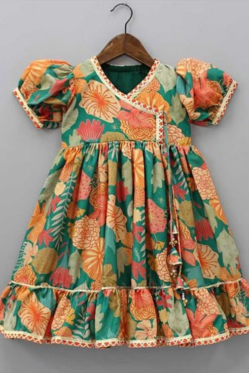 Floral Cotton Frock for Girls
