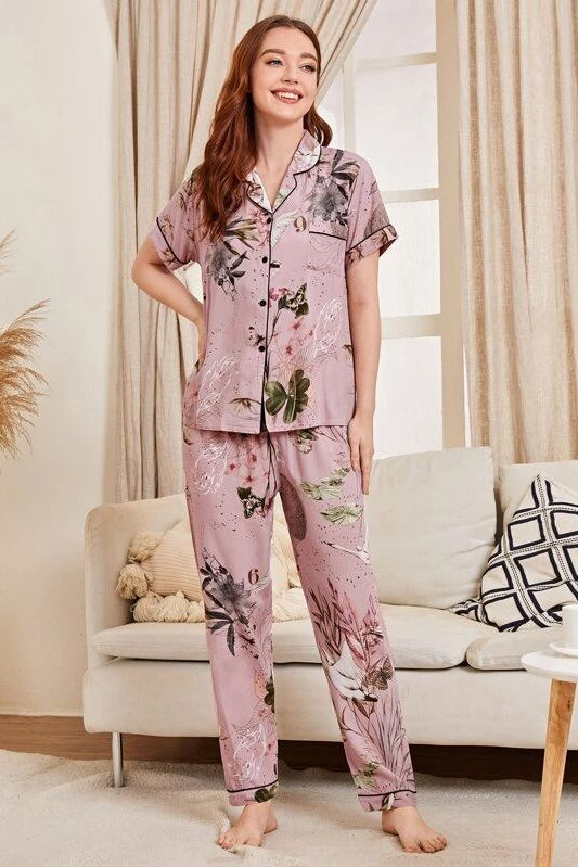 Floral Night Wear Set