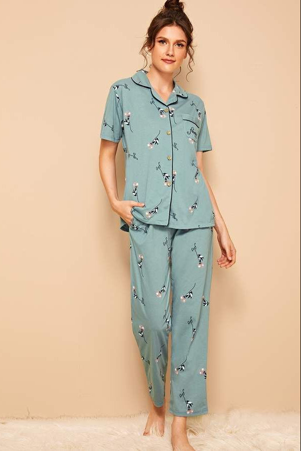 Floral Night Wear Set