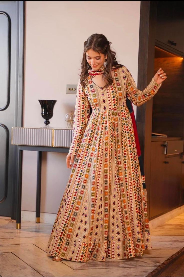 Anarkali Style Long Frock