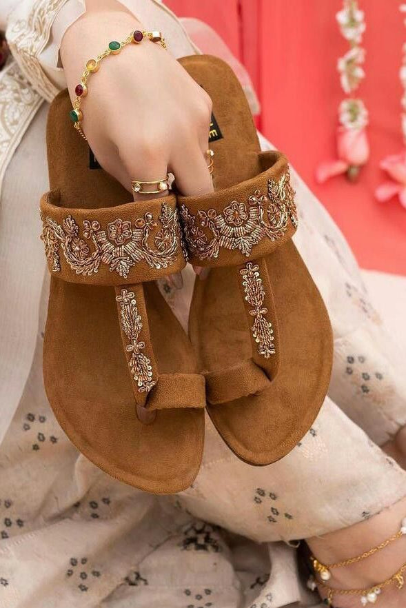 Festive Embroidered Mojris